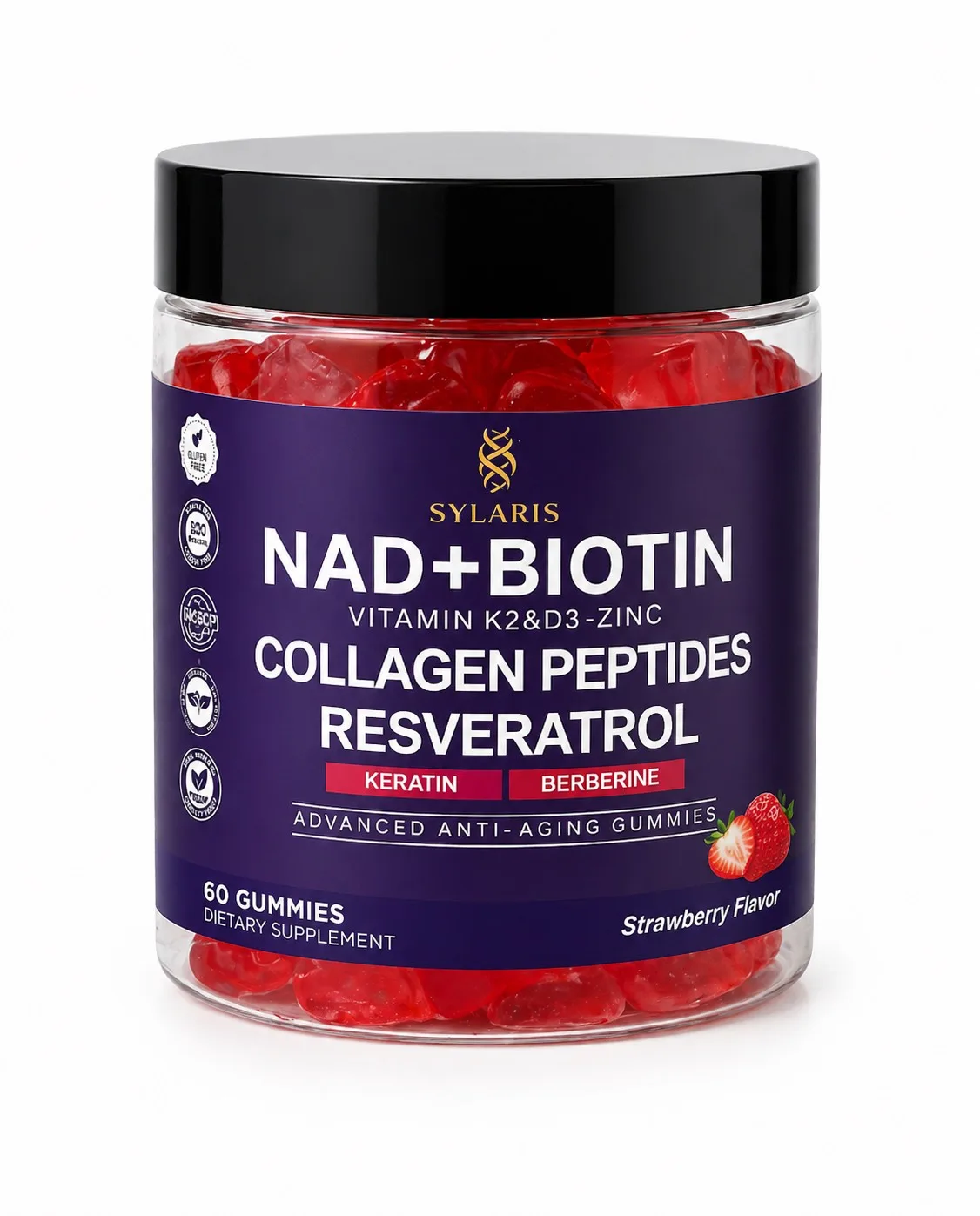 NAD+ Peptides Gummies – Anti-Aging & Beauty Supplement